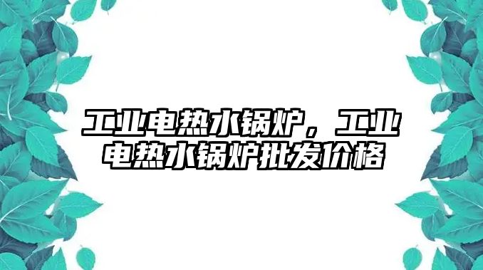 工業(yè)電熱水鍋爐，工業(yè)電熱水鍋爐批發(fā)價格