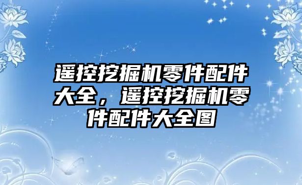 遙控挖掘機零件配件大全，遙控挖掘機零件配件大全圖