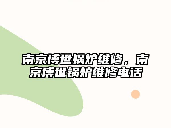 南京博世鍋爐維修，南京博世鍋爐維修電話