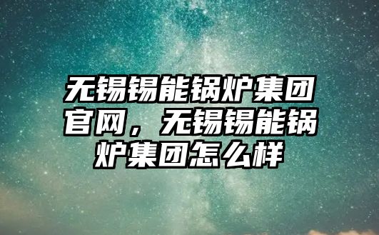 無錫錫能鍋爐集團官網，無錫錫能鍋爐集團怎么樣