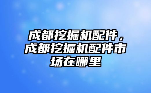 成都挖掘機配件，成都挖掘機配件市場在哪里