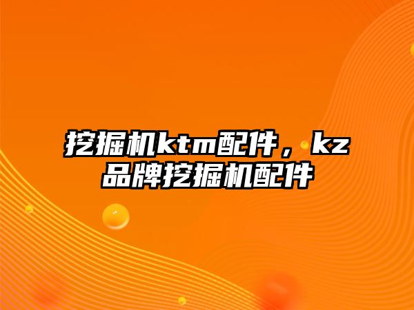 挖掘機ktm配件，kz品牌挖掘機配件