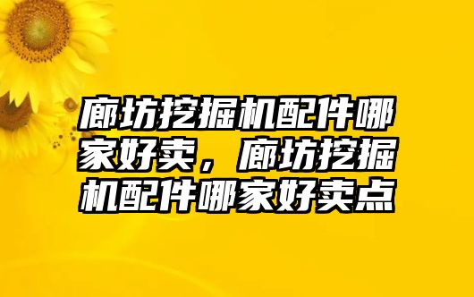 廊坊挖掘機(jī)配件哪家好賣，廊坊挖掘機(jī)配件哪家好賣點(diǎn)