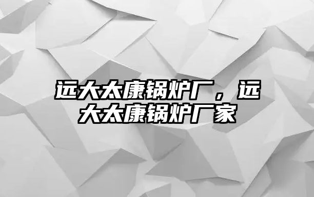 遠(yuǎn)大太康鍋爐廠，遠(yuǎn)大太康鍋爐廠家