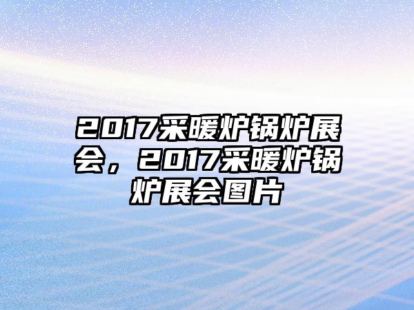 2017采暖爐鍋爐展會，2017采暖爐鍋爐展會圖片