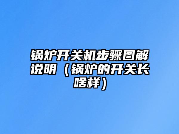 鍋爐開關(guān)機(jī)步驟圖解說(shuō)明（鍋爐的開關(guān)長(zhǎng)啥樣）