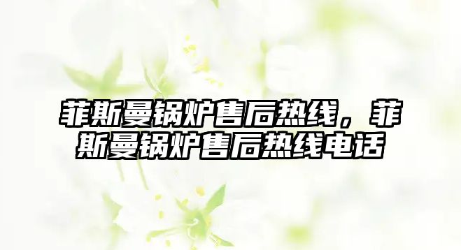 菲斯曼鍋爐售后熱線，菲斯曼鍋爐售后熱線電話