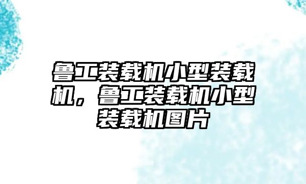 魯工裝載機小型裝載機，魯工裝載機小型裝載機圖片