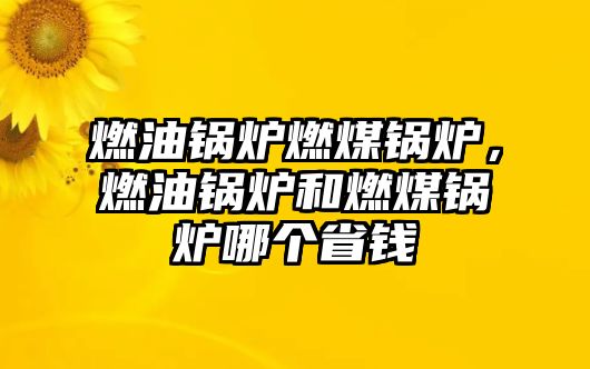 燃油鍋爐燃煤鍋爐，燃油鍋爐和燃煤鍋爐哪個省錢