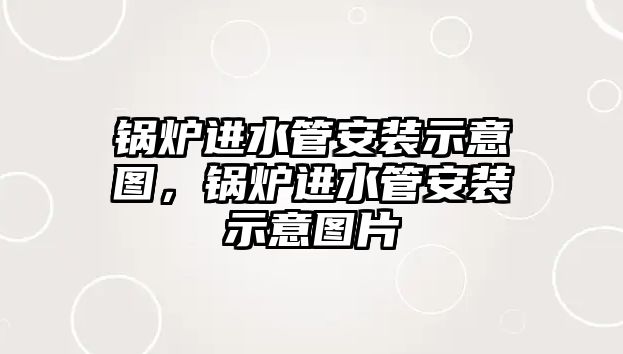 鍋爐進水管安裝示意圖，鍋爐進水管安裝示意圖片