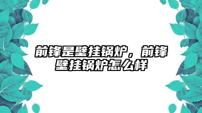 前鋒是壁掛鍋爐，前鋒壁掛鍋爐怎么樣