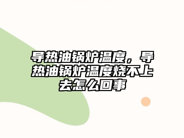 導(dǎo)熱油鍋爐溫度，導(dǎo)熱油鍋爐溫度燒不上去怎么回事