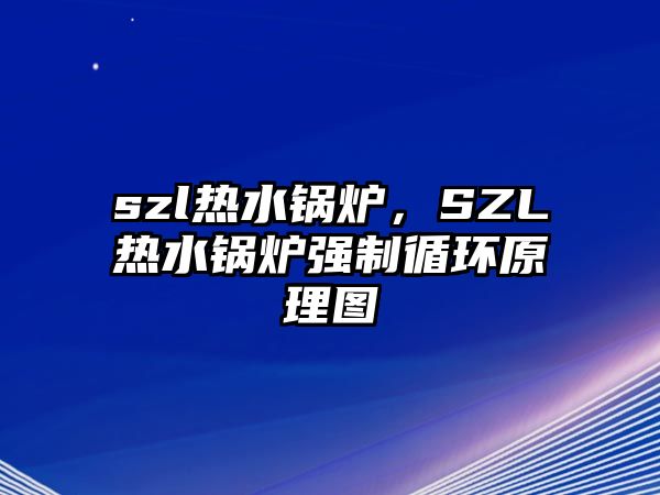 szl熱水鍋爐，SZL熱水鍋爐強制循環原理圖