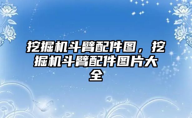 挖掘機斗臂配件圖，挖掘機斗臂配件圖片大全