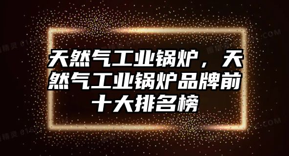 天然氣工業鍋爐，天然氣工業鍋爐品牌前十大排名榜