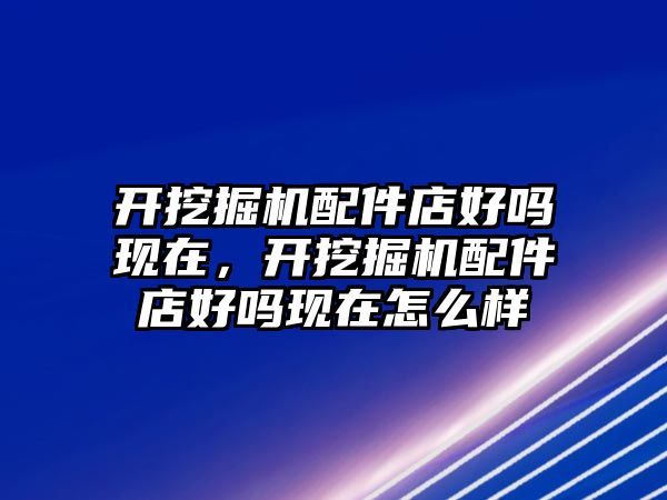 開挖掘機配件店好嗎現在，開挖掘機配件店好嗎現在怎么樣