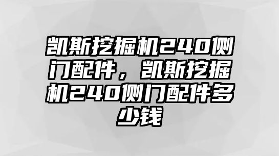 凱斯挖掘機240側門配件，凱斯挖掘機240側門配件多少錢