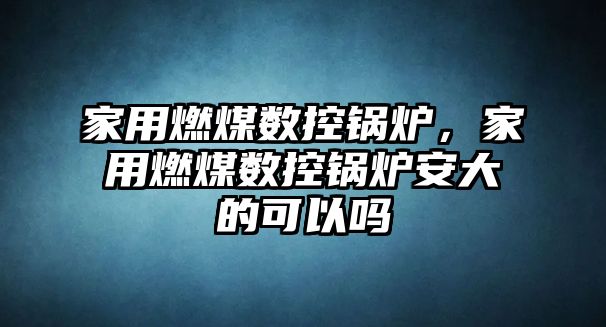 家用燃煤數控鍋爐，家用燃煤數控鍋爐安大的可以嗎