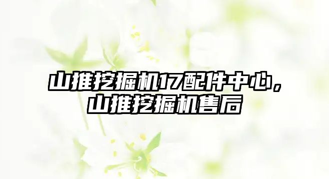 山推挖掘機17配件中心，山推挖掘機售后