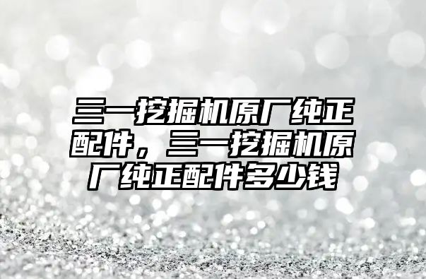 三一挖掘機原廠純正配件，三一挖掘機原廠純正配件多少錢