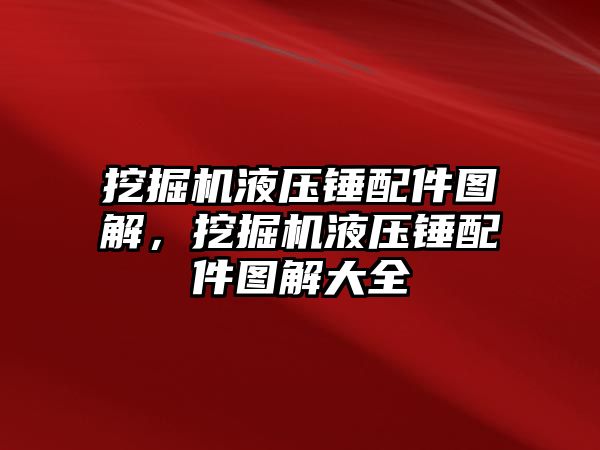 挖掘機液壓錘配件圖解，挖掘機液壓錘配件圖解大全