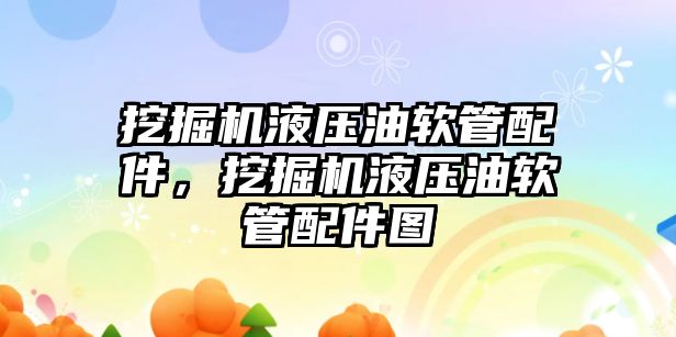 挖掘機液壓油軟管配件，挖掘機液壓油軟管配件圖