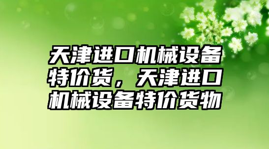 天津進口機械設備特價貨，天津進口機械設備特價貨物