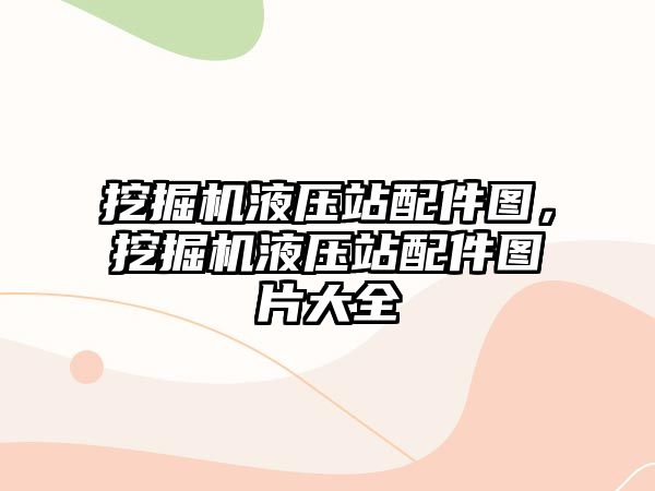 挖掘機液壓站配件圖，挖掘機液壓站配件圖片大全