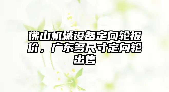 佛山機械設備定向輪報價，廣東多尺寸定向輪出售