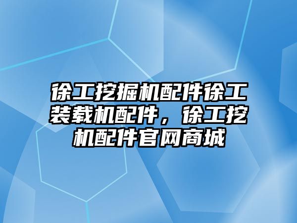 徐工挖掘機配件徐工裝載機配件，徐工挖機配件官網商城