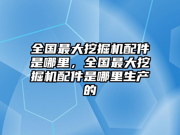 全國(guó)最大挖掘機(jī)配件是哪里，全國(guó)最大挖掘機(jī)配件是哪里生產(chǎn)的