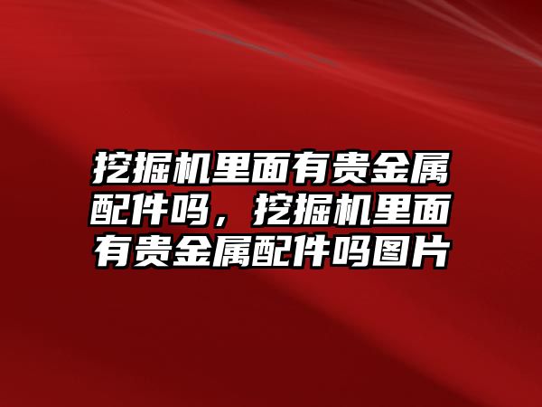 挖掘機里面有貴金屬配件嗎，挖掘機里面有貴金屬配件嗎圖片