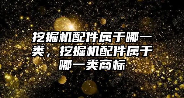 挖掘機配件屬于哪一類，挖掘機配件屬于哪一類商標