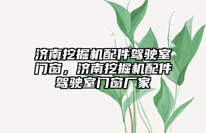 濟南挖掘機配件駕駛室門窗，濟南挖掘機配件駕駛室門窗廠家