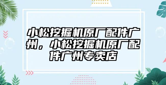 小松挖掘機原廠配件廣州，小松挖掘機原廠配件廣州專賣店