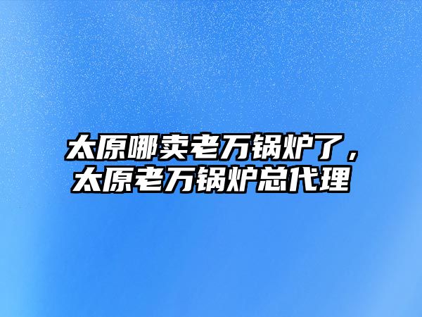 太原哪賣老萬鍋爐了，太原老萬鍋爐總代理