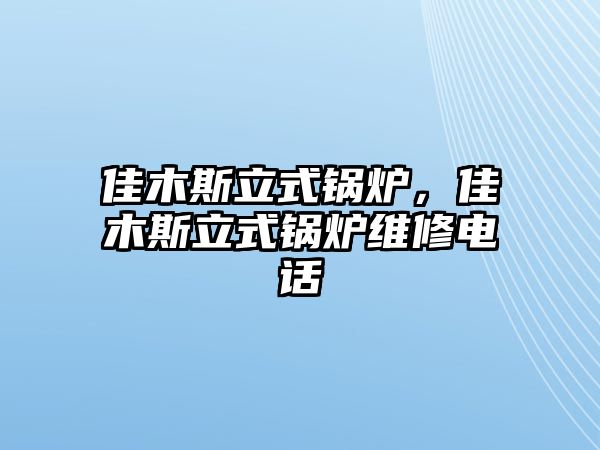 佳木斯立式鍋爐，佳木斯立式鍋爐維修電話