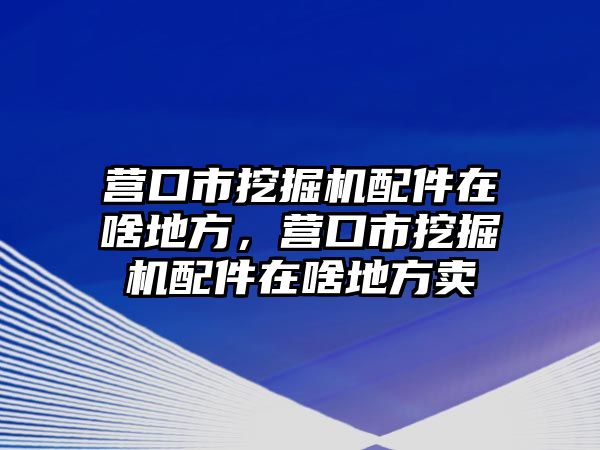 營口市挖掘機配件在啥地方，營口市挖掘機配件在啥地方賣