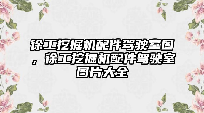 徐工挖掘機配件駕駛室圖，徐工挖掘機配件駕駛室圖片大全