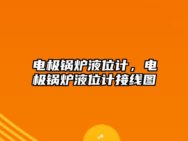 電極鍋爐液位計，電極鍋爐液位計接線圖