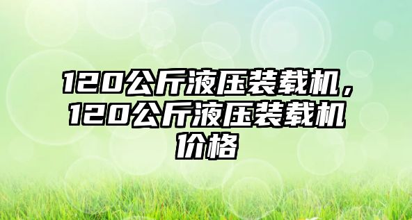 120公斤液壓裝載機，120公斤液壓裝載機價格