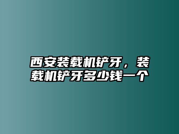 西安裝載機鏟牙，裝載機鏟牙多少錢一個