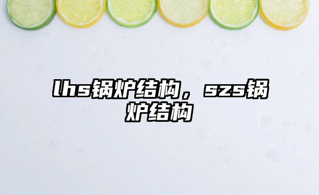 lhs鍋爐結構，szs鍋爐結構