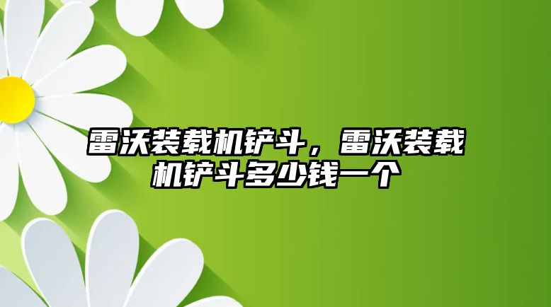 雷沃裝載機(jī)鏟斗，雷沃裝載機(jī)鏟斗多少錢一個(gè)