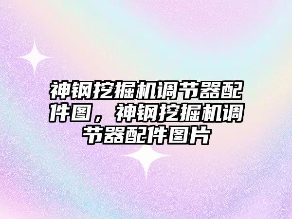 神鋼挖掘機調節器配件圖，神鋼挖掘機調節器配件圖片