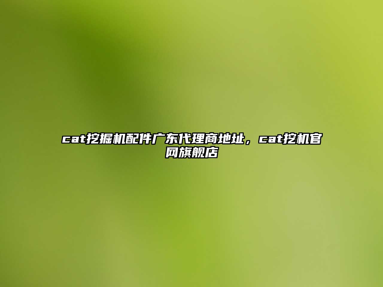 cat挖掘機配件廣東代理商地址，cat挖機官網旗艦店