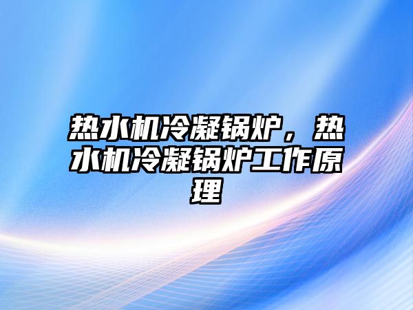 熱水機(jī)冷凝鍋爐，熱水機(jī)冷凝鍋爐工作原理