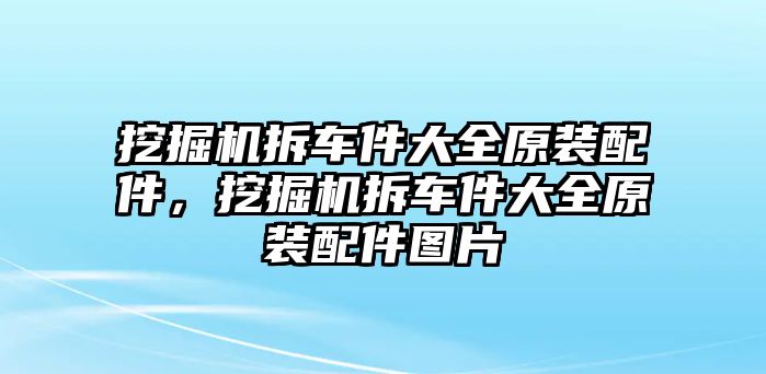 挖掘機拆車件大全原裝配件，挖掘機拆車件大全原裝配件圖片