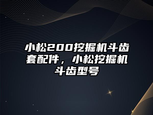 小松200挖掘機(jī)斗齒套配件，小松挖掘機(jī)斗齒型號(hào)