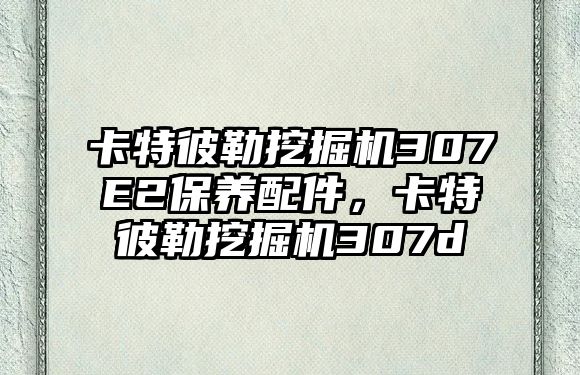 卡特彼勒挖掘機307E2保養配件，卡特彼勒挖掘機307d